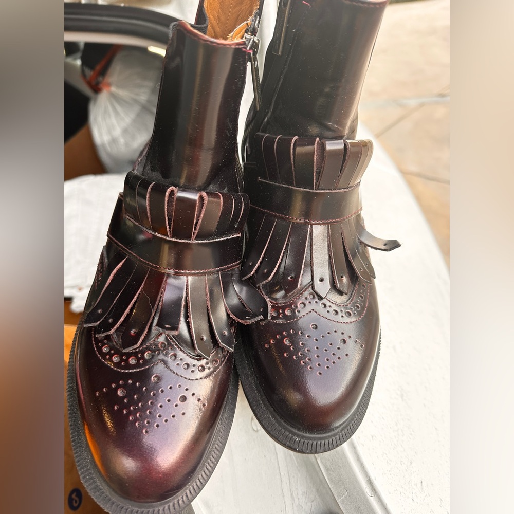 Limited edition Dr Marten ankle boots like new.